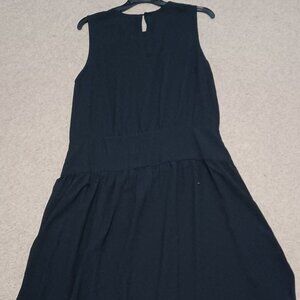 MK sleeveless black dress